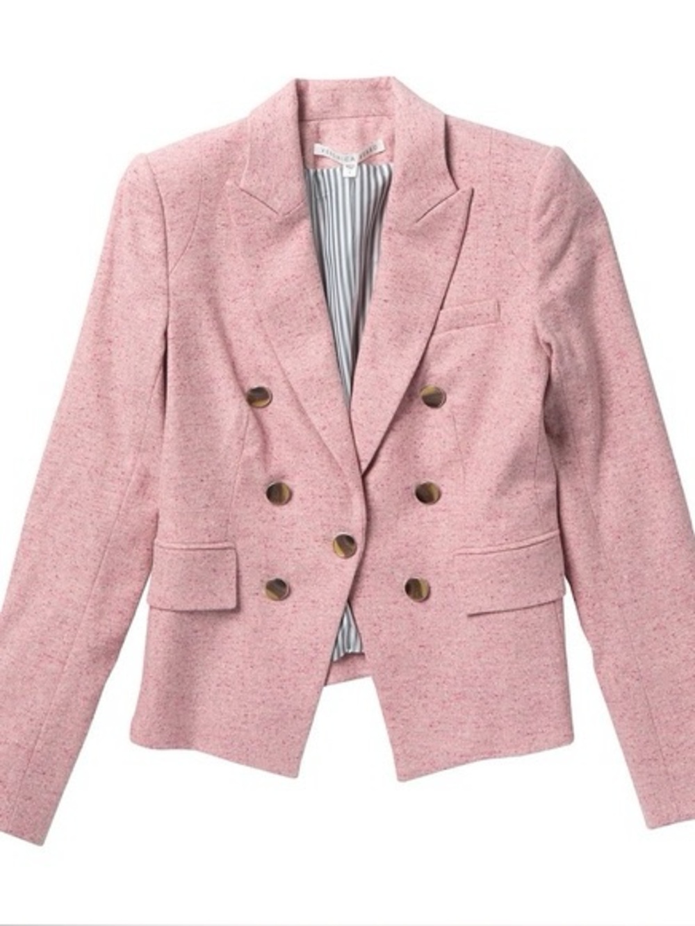 Veronica Beard Dickey Jacket in pink tweed Size 0)